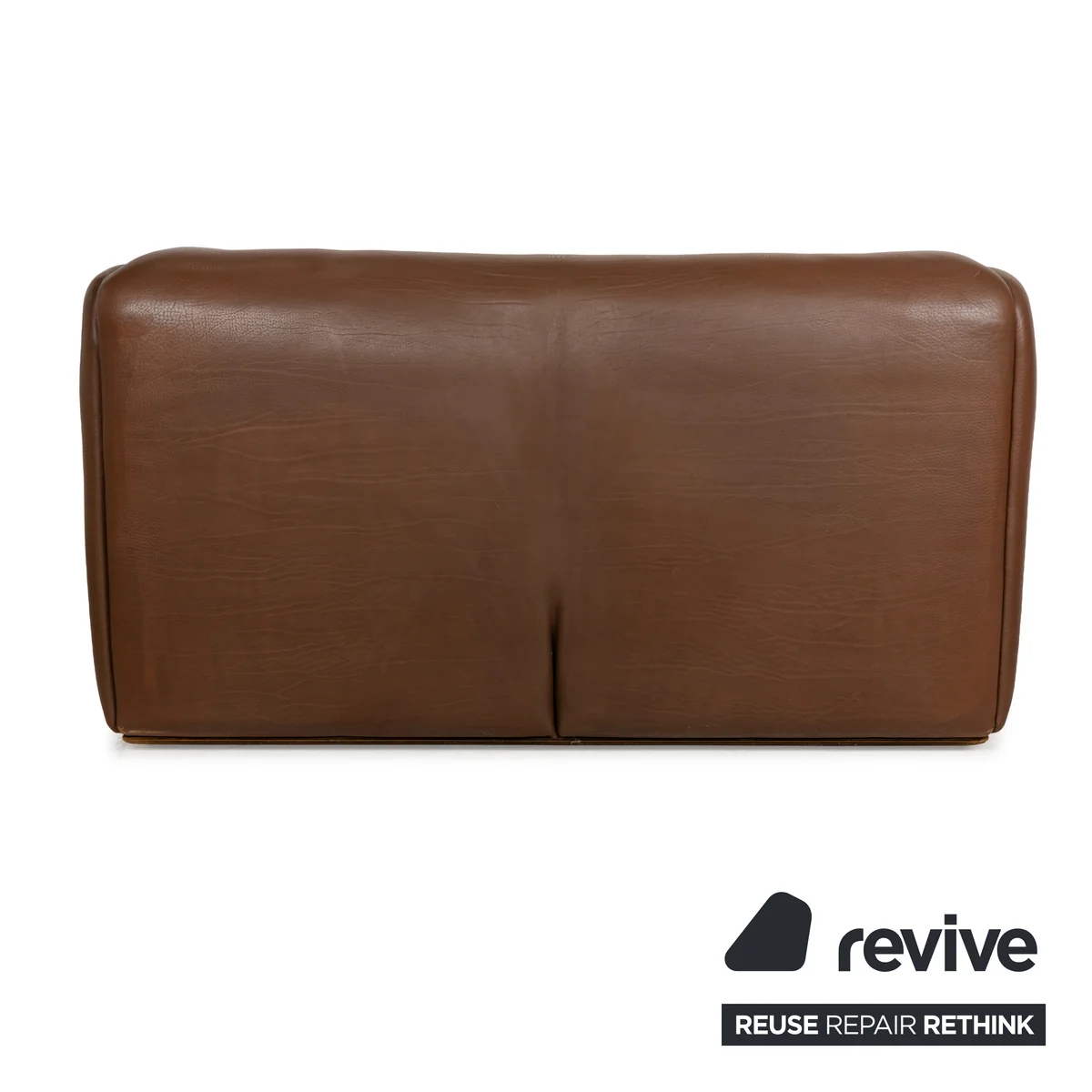 De Sede DS-47 Leder Zweisitzer Braun Sofa Couch manuelle Funktion