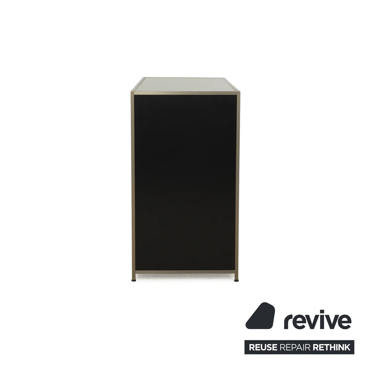 Ligne Roset Dita Holz Sideboard Anthrazit Metall Schubladen