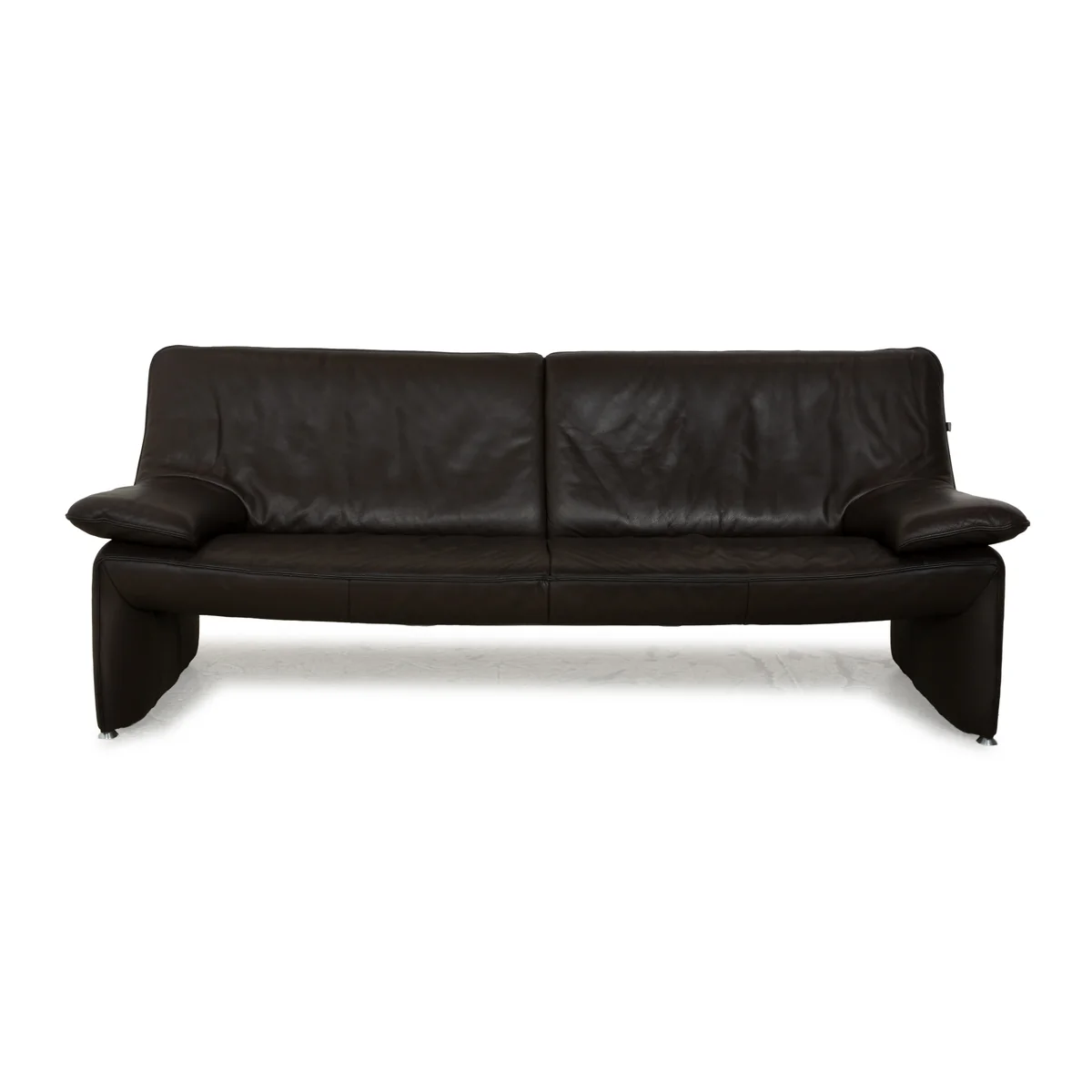 Laauser Flair Leder Dreisitzer Braun Sofa Couch