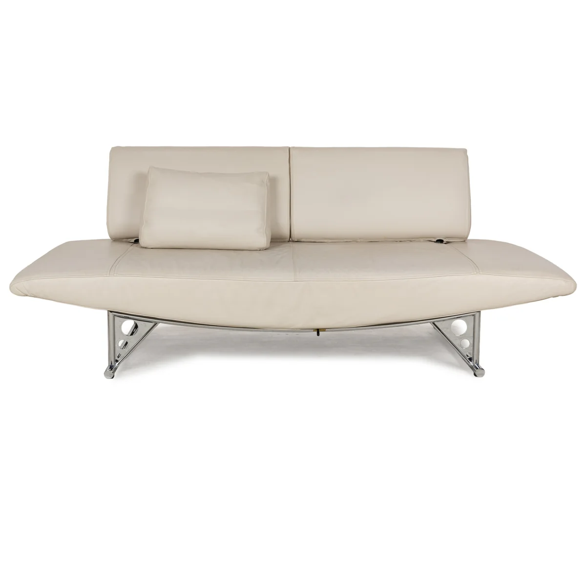Cor Cirrus Leder Zweisitzer Creme manuelle Funktion Sofa Couch