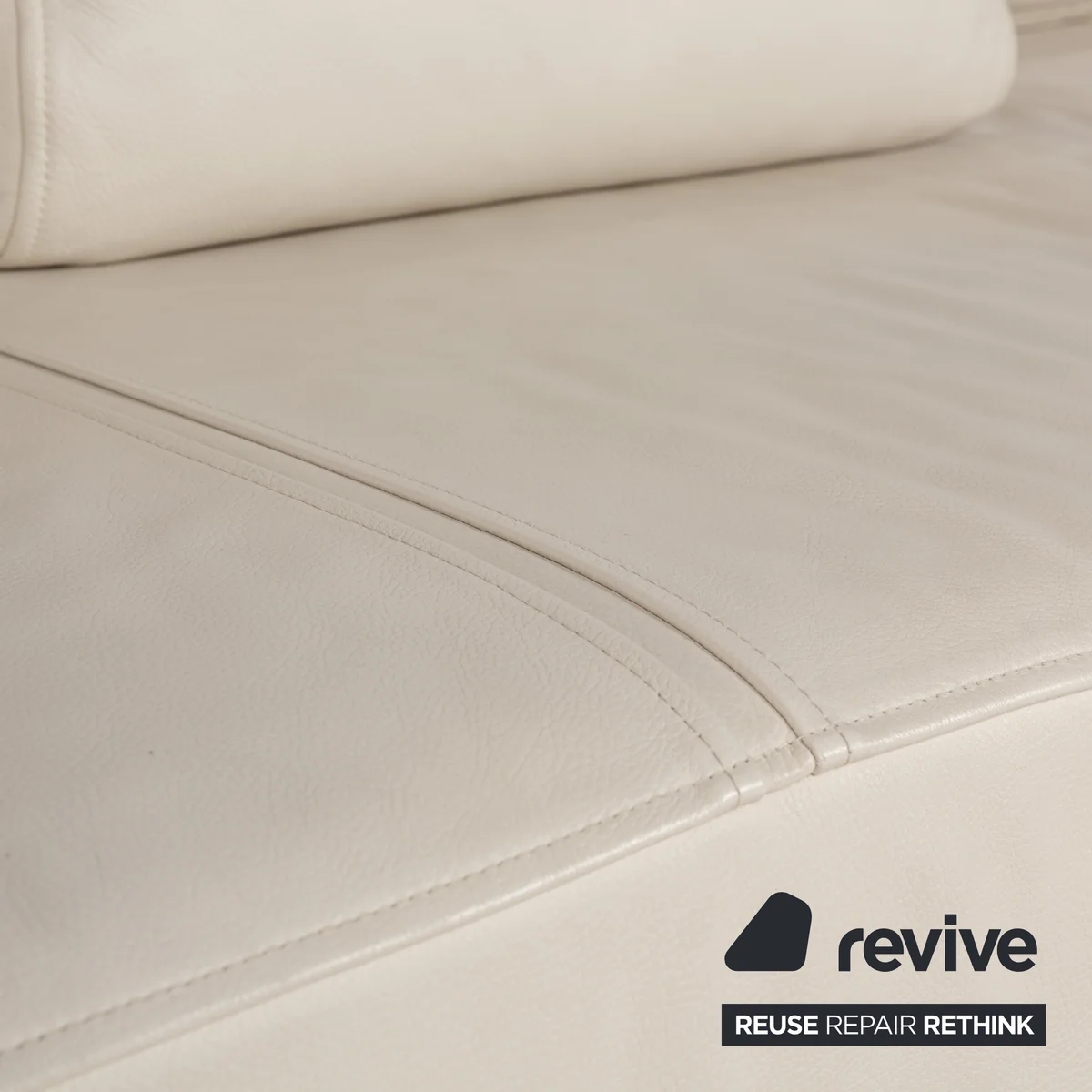 Cor Cirrus Leder Zweisitzer Creme manuelle Funktion Sofa Couch