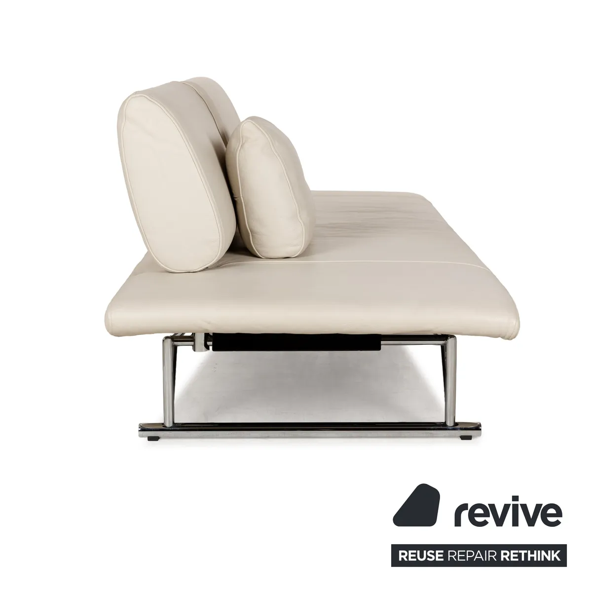 Cor Cirrus Leder Zweisitzer Creme manuelle Funktion Sofa Couch